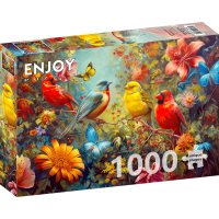 ENJOY Puzzle Cvrlikání a Trepotanie 1000 dielikov