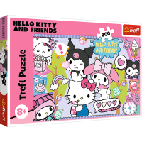TREFL Puzzle Hello Kitty: Bláznivé trio 300 dielikov