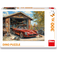 DINO Puzzle Jaguár v garáži 300 XL dielikov