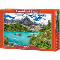 CASTORLAND Puzzle Jazero Sorapis, Alpy, Taliansko 2000 dielikov