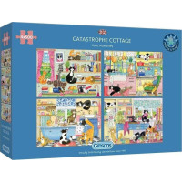 GIBSONS Puzzle Mačacia katastrofa 4x500 dielikov