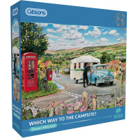 GIBSONS Puzzle Cesta do kempu 1000 dielikov