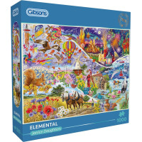 GIBSONS Puzzle Elementárne 1000 dielikov