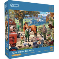 GIBSONS Puzzle Kováč na farme 500 dielikov