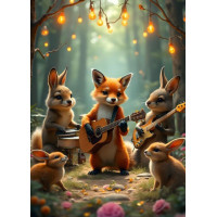 BLUEBIRD Puzzle Lesný koncert 300 dielikov