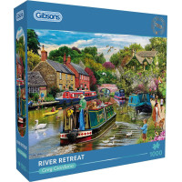 GIBSONS Puzzle Odpočinok pri rieke 1000 dielikov