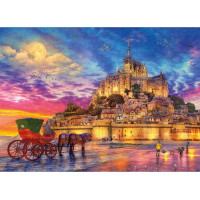 GIBSONS Puzzle Mont Saint Michel 1000 dielikov