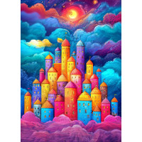 ENJOY Puzzle Pevnosť v oblakoch 1000 dielikov