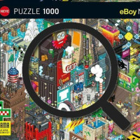 HEYE Puzzle Pixorama: Newyorské pátranie 1000 dielikov