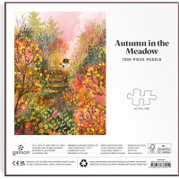 GALISON Puzzle Jesenná lúka 1000 dielikov