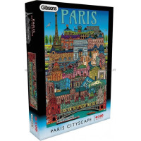 GIBSONS Puzzle Pohľad na Paríž 500 dielikov