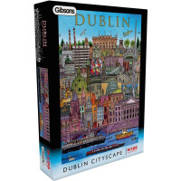GIBSONS Puzzle Pohľad na Dublin 500 dielikov