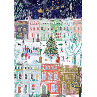GIBSONS Puzzle Vianoce v Londýne 3x500 dielikov