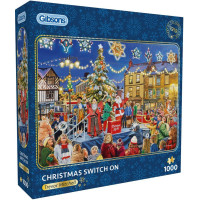 GIBSONS Puzzle Vianočné rozsvietenie 1000 dielikov