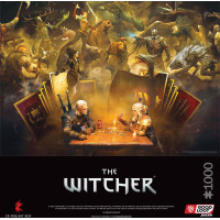 GOOD LOOT Puzzle The Witcher: Playing Gwent 1000 dielikov