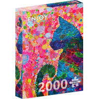 ENJOY Puzzle Túlavá mačka 2000 dielikov