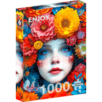 ENJOY Puzzle V obetí kvetov 1000 dielikov