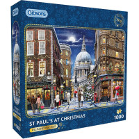 GIBSONS Puzzle Katedrála svätého Pavla na Vianoce 1000 dielikov