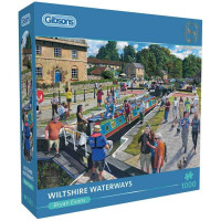 GIBSONS Puzzle Vodné toky vo Wiltshire 1000 dielikov