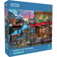 GIBSONS Puzzle Západ slnka nad Seinou 1000 dielikov