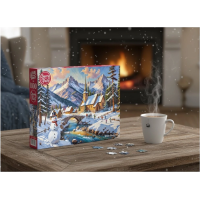 CHERRY PAZZI Puzzle Zimná krajina zázrakov 1000 dielikov