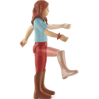 SCHLEICH Horse Club® 42539 Ryšavka Hannah s pohyblivými kĺbmi na koni