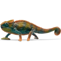 SCHLEICH Wild Life® 14858 Chameleon meniaci farbu