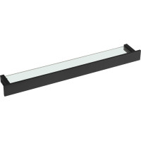 Sapho PATRON sklenená polica 78cm, čierna PX785B