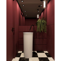 Kerasan THE NEW YORKER keramické umývadlo voľne stojace, 40x89x40cm, biela 564601