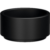 Kerasan OKE keramické umývadlo na dosku, Ø 30cm, čierna mat 554031