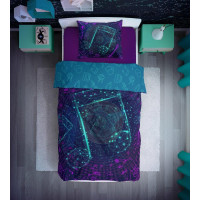 Bavlnené svietiace obliečky YOUNG Music - 140x200 cm + 70x80 cm