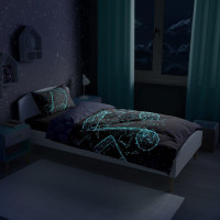 Bavlnené svietiace obliečky YOUNG Music - 140x200 cm + 70x80 cm