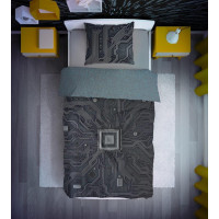 Bavlnené svietiace obliečky YOUNG AI - 140x200 cm + 70x80 cm