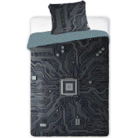 Bavlnené svietiace obliečky YOUNG AI - 140x200 cm + 70x80 cm