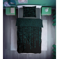 Bavlnené svietiace obliečky YOUNG Matrix - 160x200 cm + 70x80 cm