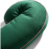 Tvarovaný vankúš Velvet LÍZIATKO - 45x20 cm - zelený