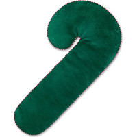 Tvarovaný vankúš Velvet LÍZIATKO - 45x20 cm - zelený