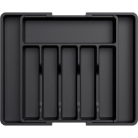 Príborník s nastaviteľnou šírkou GARFO - čierny