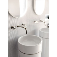 Kerasan OKE keramické umývadlo na dosku, Ø 30cm, biela 554001