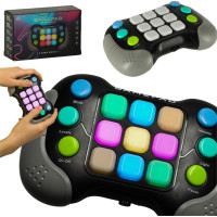 Elektronická arkádová antistresová svetelná konzola - čierna