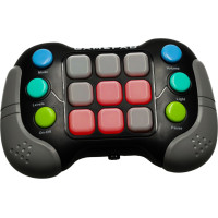 Elektronická arkádová antistresová svetelná konzola - čierna