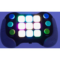 Elektronická arkádová antistresová svetelná konzola - čierna