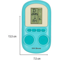 Prenosná elektronická arkádová herná konzola - modrá
