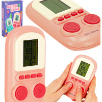 Prenosná elektronická arkádová herná konzola - ružová