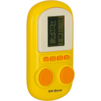 Prenosná elektronická arkádová herná konzola - žltá