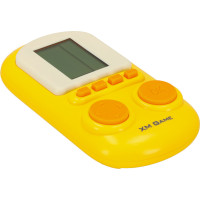 Prenosná elektronická arkádová herná konzola - žltá