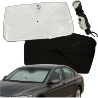 Slnečná clona na čelné sklo auta - dáždnik - 65x110 cm