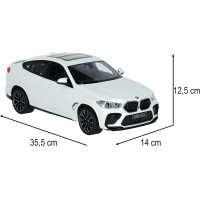 RC auto 1:14 BMW X6 M biele