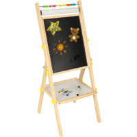 Obojstranná magnetická tabuľa s doplnkami - 38x37x90 cm