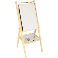 Obojstranná magnetická tabuľa s doplnkami - 38x37x90 cm